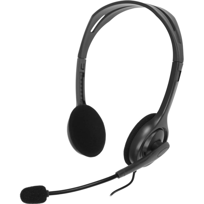 Изображение товара Гарнитура проводная Logitech H110 981-000472 стерео для компьютера