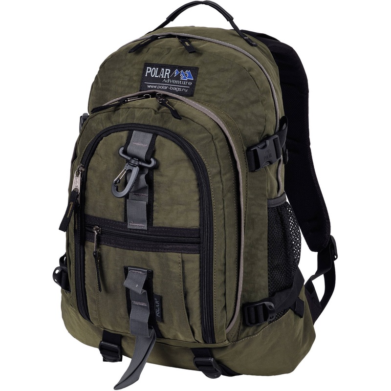 Изображение товара Городской рюкзак Polar 20 л хаки для школы и активного отдыха