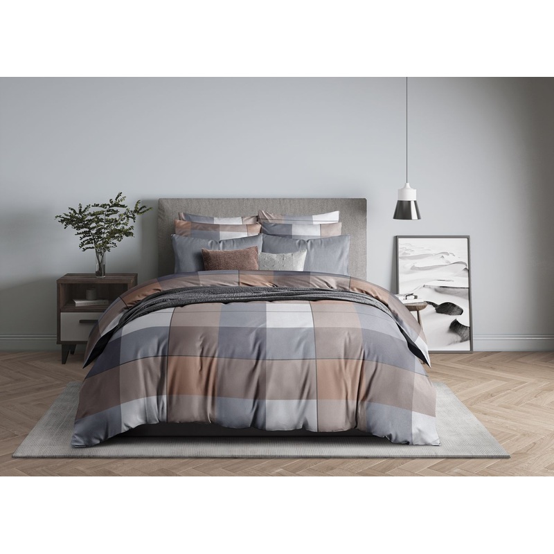 Изображение товара Комплект постельного белья Guten Morgen Cozy evening 2-спальное с европростынёй бязь 70x70 см