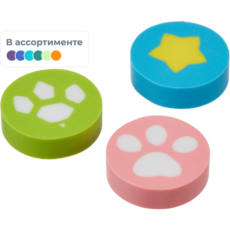 Изображение товара Набор ластиков Deli EH307 Paw Patrol ПВХ (21 штука в упаковке)