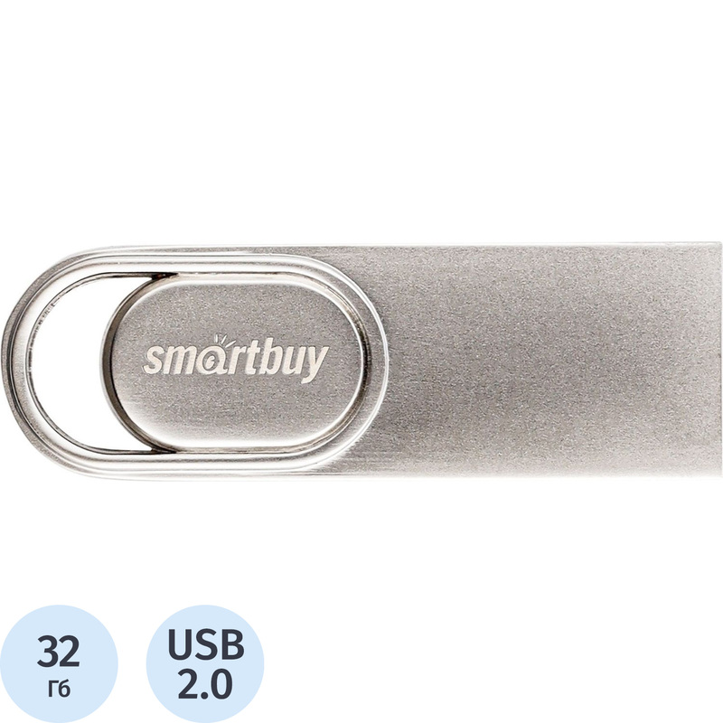 Изображение товара Флешка USB 2.0 32 ГБ SmartBuy M3 (SB32GBM3) компактное устройство для хранения данных