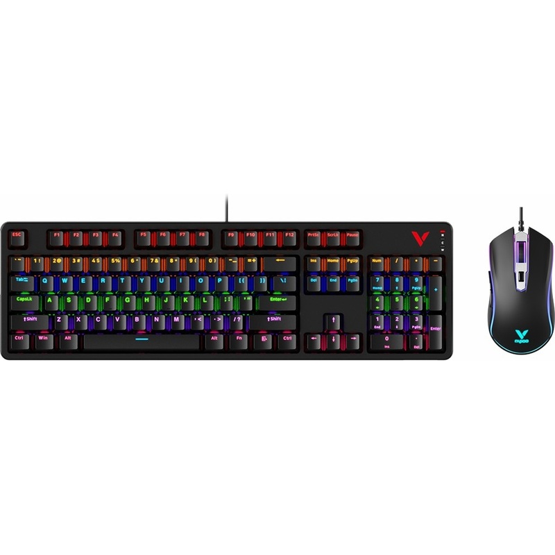 Изображение товара Комплект проводной клавиатура и мышь Rapoo V185S