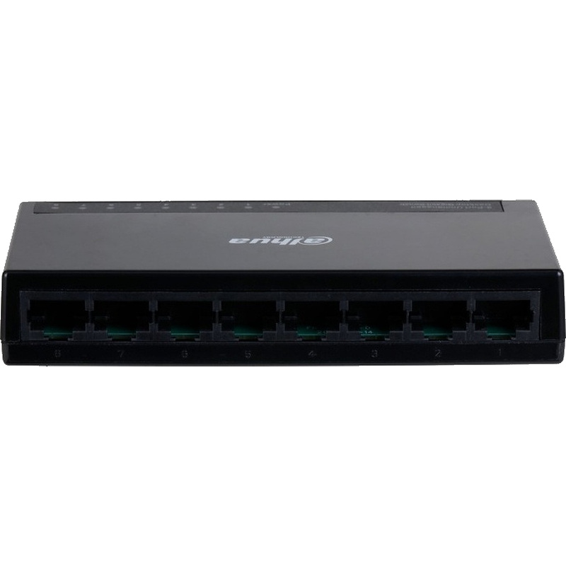 Изображение товара Коммутатор Dahua DH-PFS3008-8GT-L неуправляемый с 8 портами Gigabit Ethernet