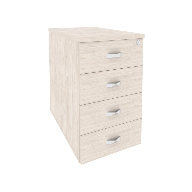 Изображение товара Тумба приставная Onix O.TPO-1.7 светлая денвер с четырьмя ящиками