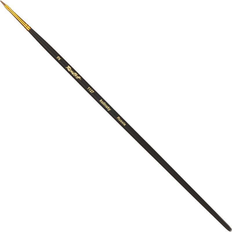 Изображение товара Кисть художественная Roubloff плоская колонок №2 для живописи