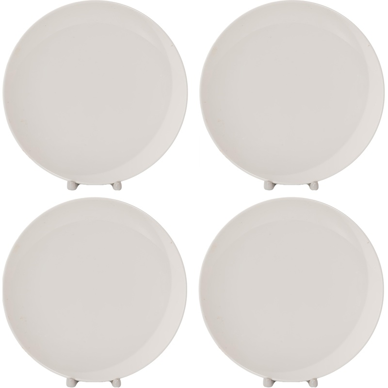 Изображение товара Набор тарелок на 4 персоны 4 предмета Samold Astrid керамика белый