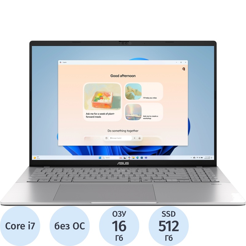 Изображение товара Ноутбук Asus VivoBook S3607VA-RP042 16 Intel Core i7 16ГБ SSD 512ГБ IPS
