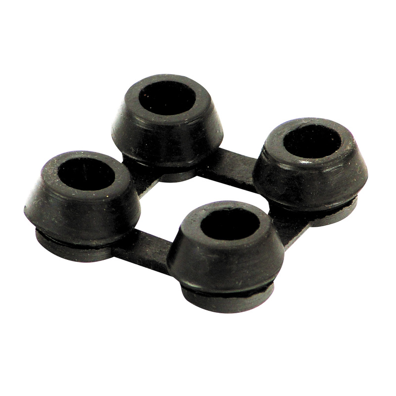 Изображение товара Соединитель для резиновых покрытий 7x7 см черный для сборных резиновых ковриков