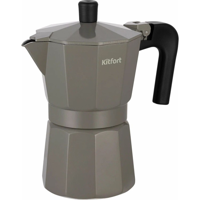 Изображение товара Кофеварка гейзерная Kitfort КТ-7147-1 - серый