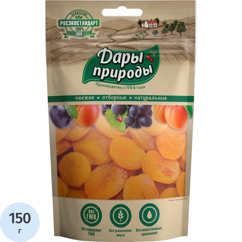 Изображение товара Курага Дары природы 150 г - Премиальный продукт из Турции