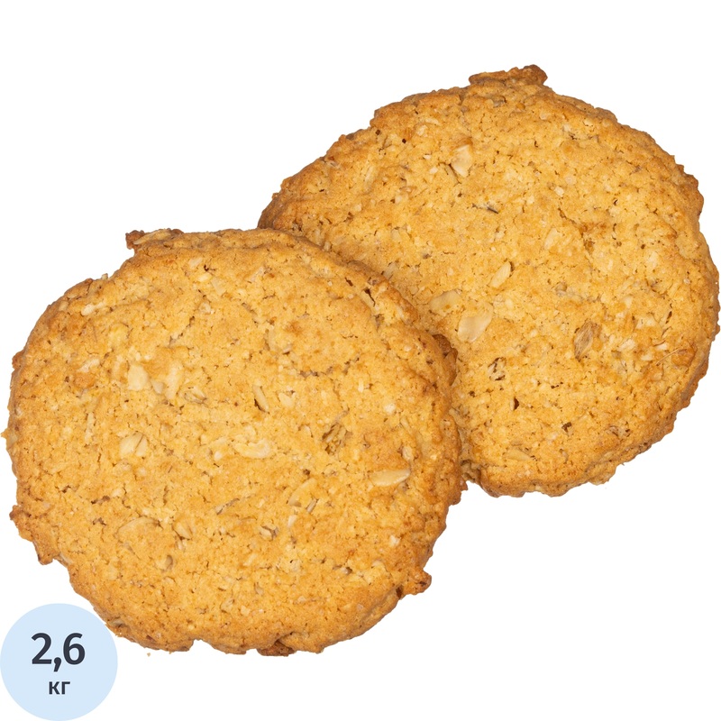 Изображение товара Печенье сдобное Яшкино Дженс со злаками и кокосовой стружкой 2.6 кг