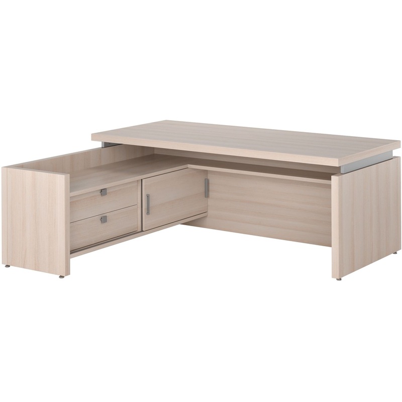 Изображение товара Стол руководителя письменный Triumf с угловой тумбой левый