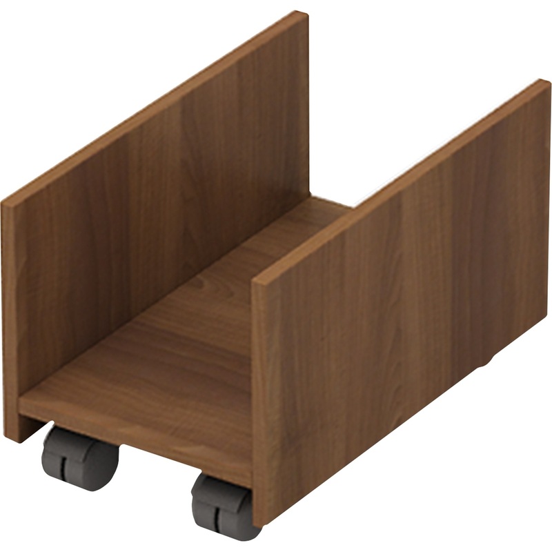 Изображение товара Подставка под системный блок на колёсиках шамони тёмный