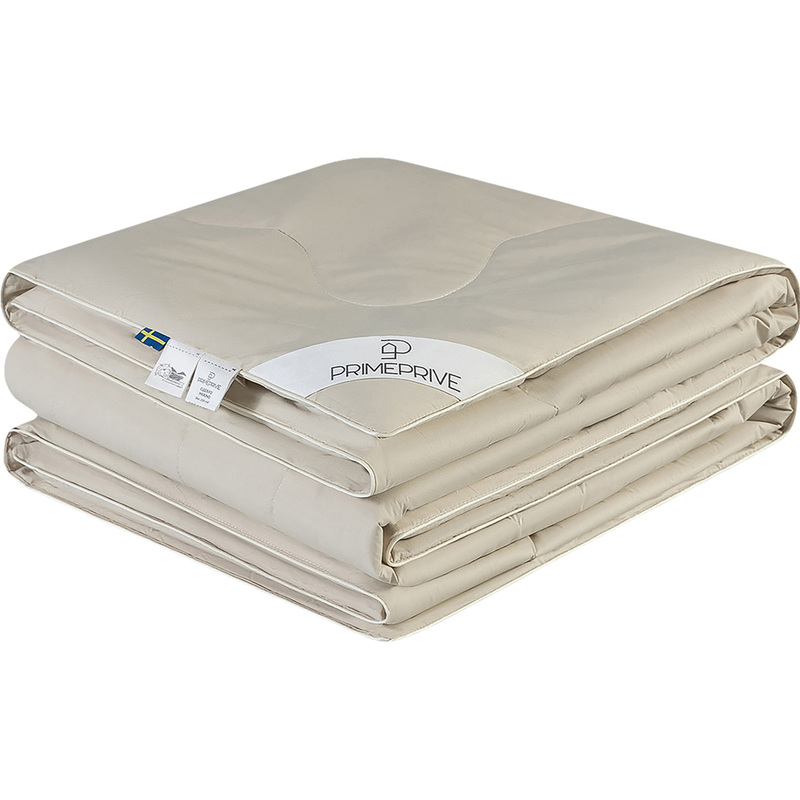 Изображение товара Одеяло евро макси Prime Prive Camel 220x240 см стёганое из верблюжьей шерсти бежевое