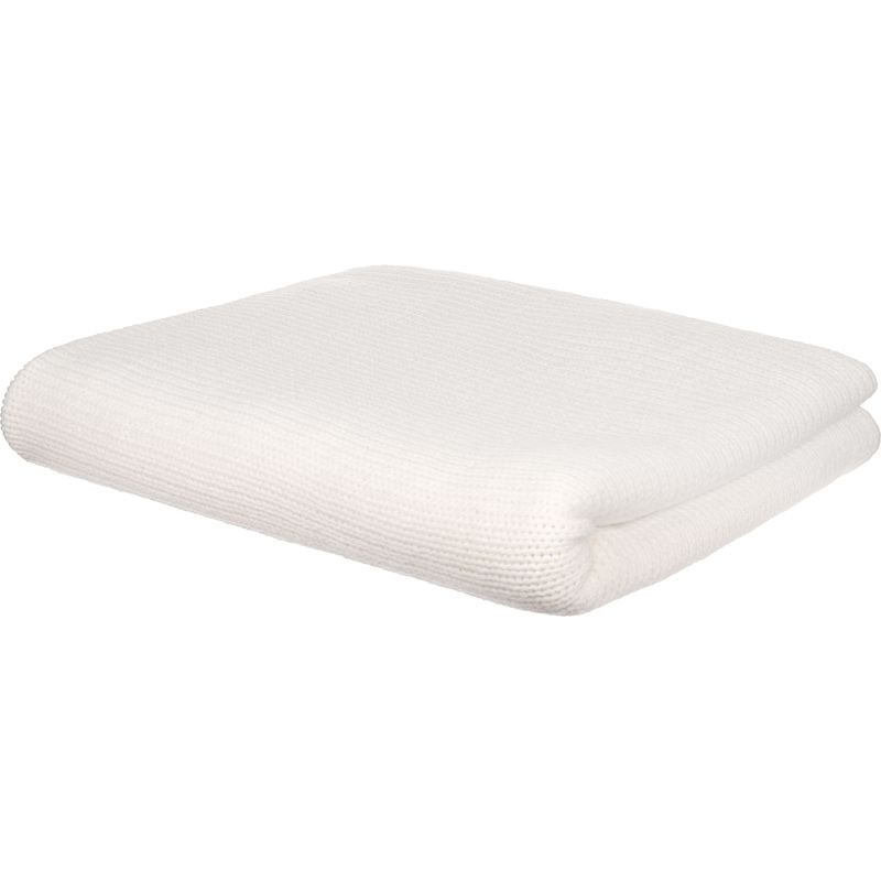 Изображение товара Плед Very Marque Knitly полушерсть 160x200 см белый