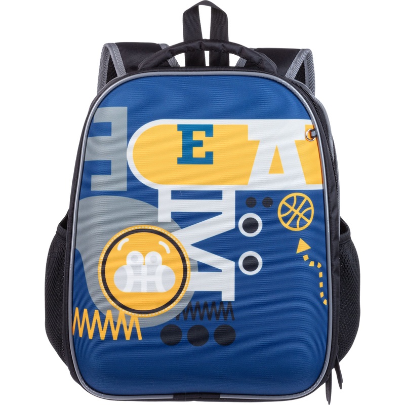 Изображение товара Детский школьный ранец Комус Класс Light Team черный с двумя отделениями