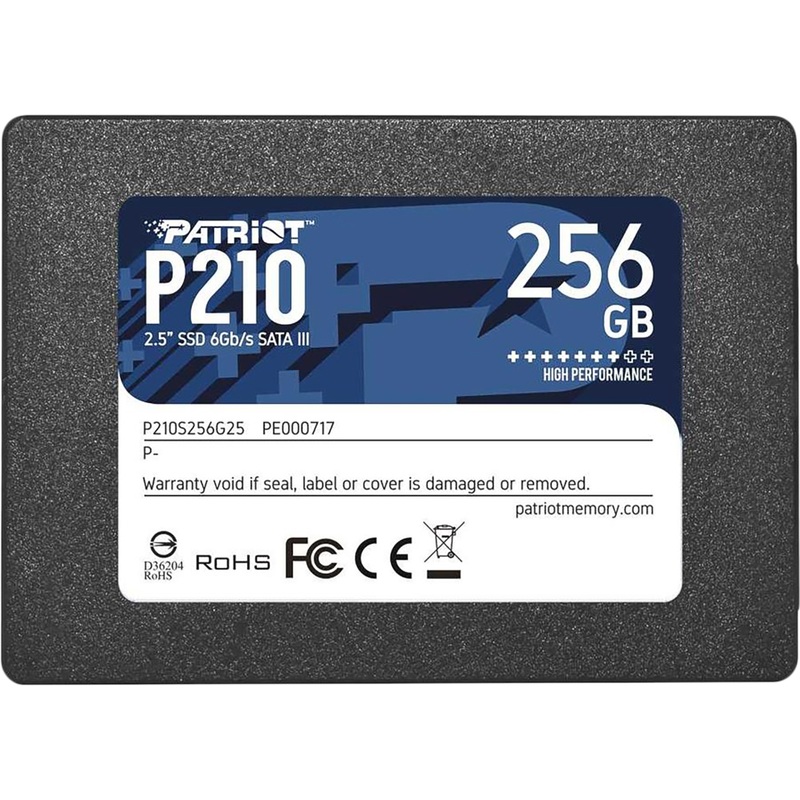 Изображение товара SSD накопитель Patriot Memory P210 256 ГБ SATA 3D NAND