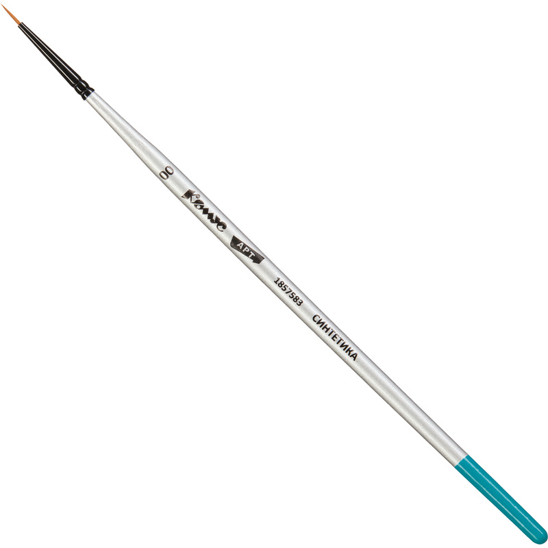 Изображение товара Кисть художественная Комус Арт круглая синтетика №00