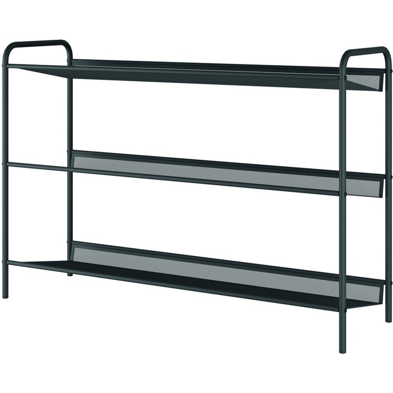 Изображение товара Подставка Женева 33 трёхсекционная графит для хранения обуви