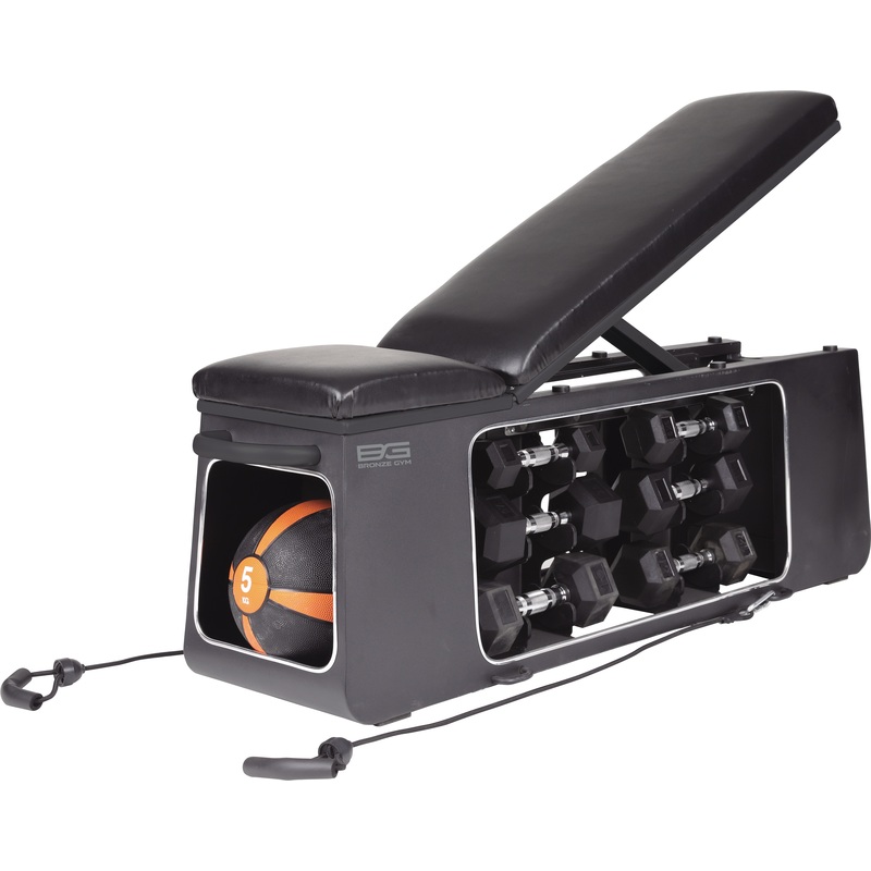 Изображение товара Многофункциональная скамья Bronze Gym BR-1009 для силовых тренировок и фитнеса