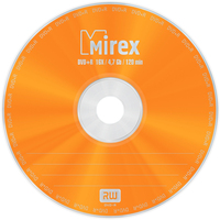 Диск DVD+R Mirex 4.7 ГБ 16x cake box UL130013A1B (50 штук в упаковке)