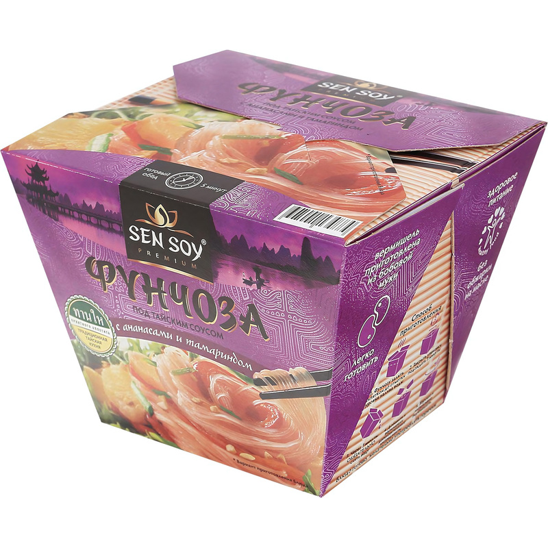 Изображение товара Лапша Сэн Сой Фунчоза под тайским соусом 125 г