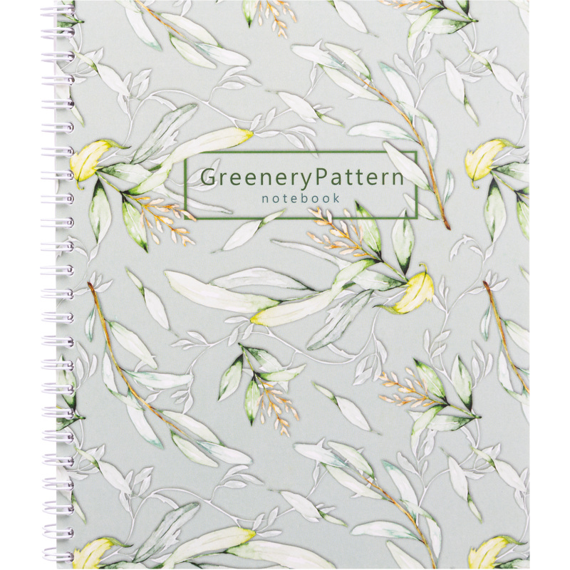 Изображение товара Бизнес-тетрадь Attache Selection Цветы А5 96 листов разноцветная в клетку на спирали (170х203 мм)