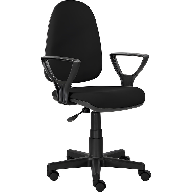 Изображение товара Кресло офисное Prestige O черное с механизмом качания и газ-лифтом