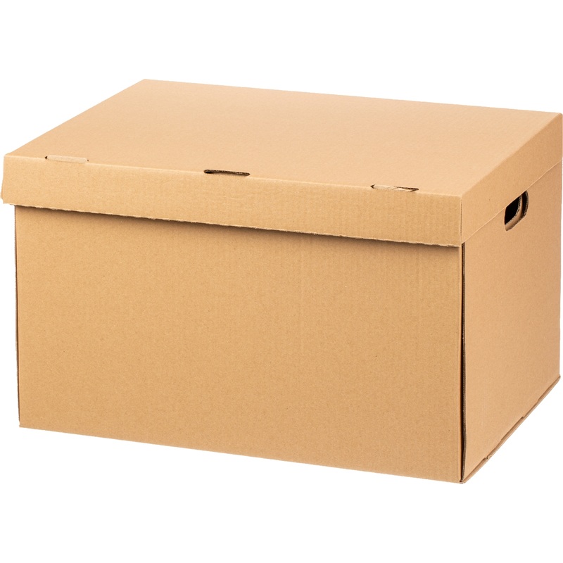 Изображение товара Короб архивный 480x325x295 мм Т-23 Attache Делопроизводство из гофрокартона