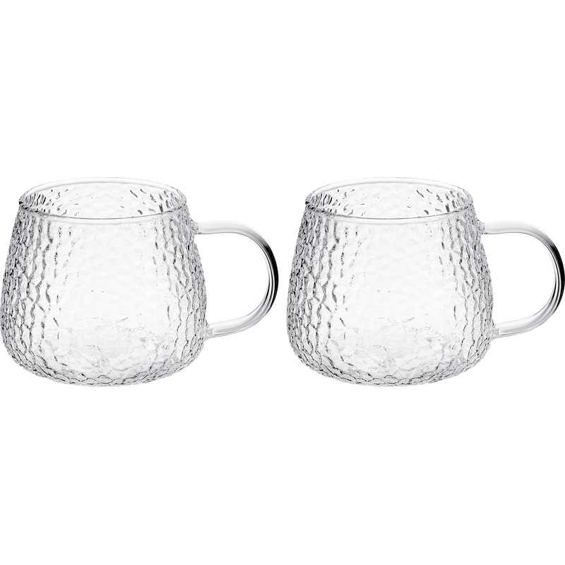 Изображение товара Набор из 2 кружек Regent inox Franco стеклянных 430 мл боросиликатное стекло