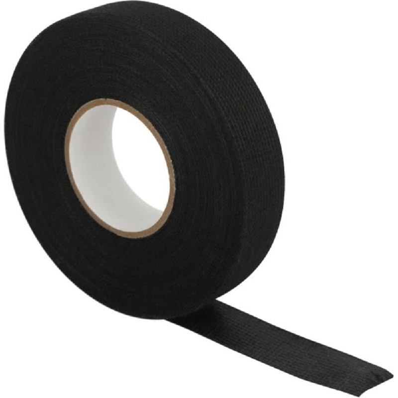 Изображение товара Изолента флисовая 19 мм х 25 м черная (5 штук в упаковке)