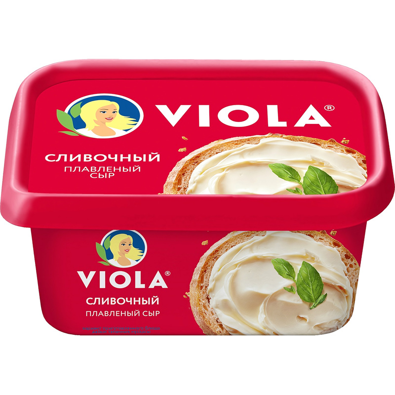 Изображение товара Плавленый сыр Viola сливочный 50% 400 г натуральный продукт Россия