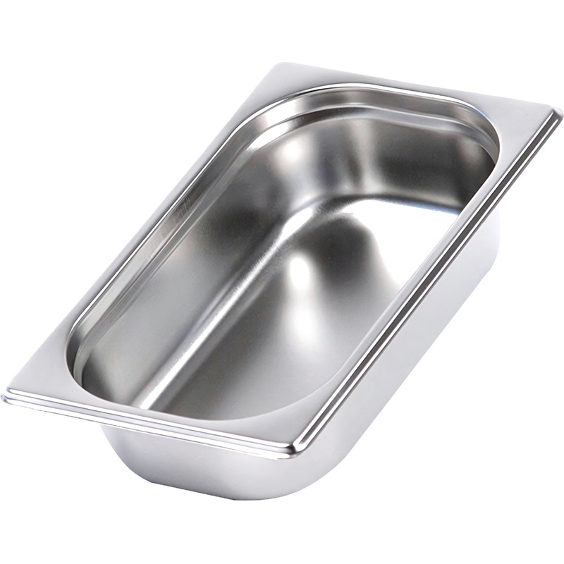 Изображение товара Гастроемкость нержавеющая сталь Luxstahl GN 1/4 1.8 л 26.5x16.4x6.5 см профессиональная