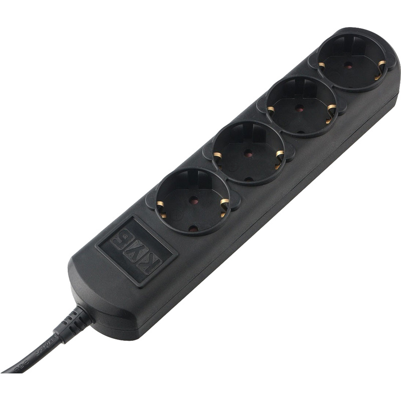 Изображение товара Удлинитель Power Cube 4 розетки 7 м с заземлением PC-1B-7M