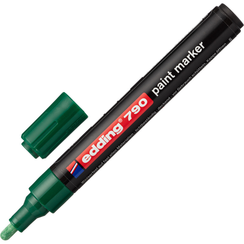 Изображение товара Промышленный лаковый маркер Edding E-790/4 зелёный 2-4 мм для промышленной маркировки