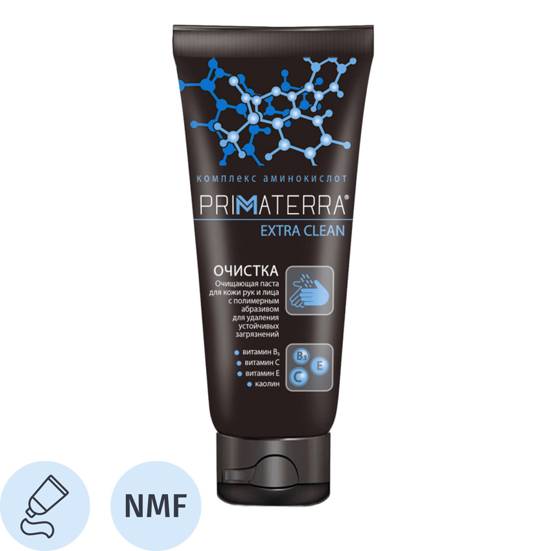 Изображение товара Паста Primaterra Extra Clean очищающая для рук и лица 200 мл