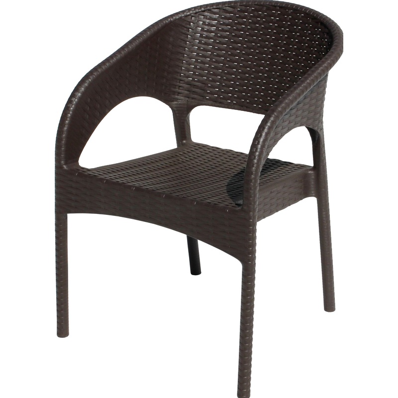 Изображение товара Кресло OlaDom коричневое (полипропилен)