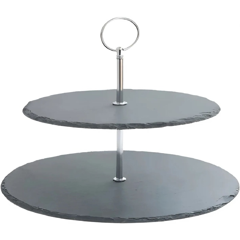 Изображение товара Этажерка для фруктов MGprof 68715 диаметр 200/250 мм сланец