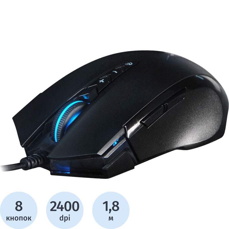 Изображение товара Мышь игровая A4tech X89 черная (X89 BLACK)