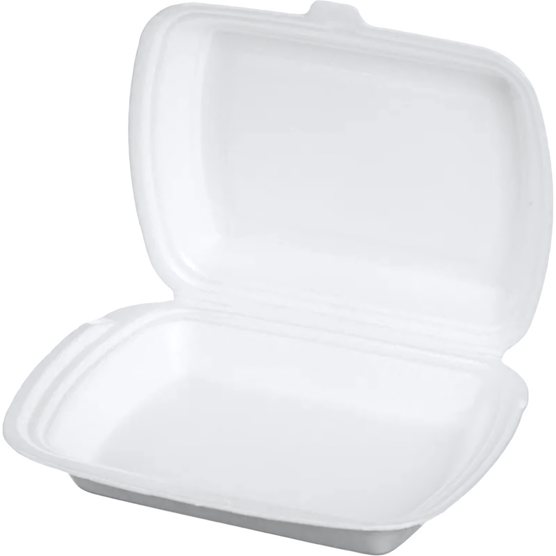 Изображение товара Одноразовый ланч-бокс Протэк LBE-1 249х207х61 мм белый упаковка 100 шт