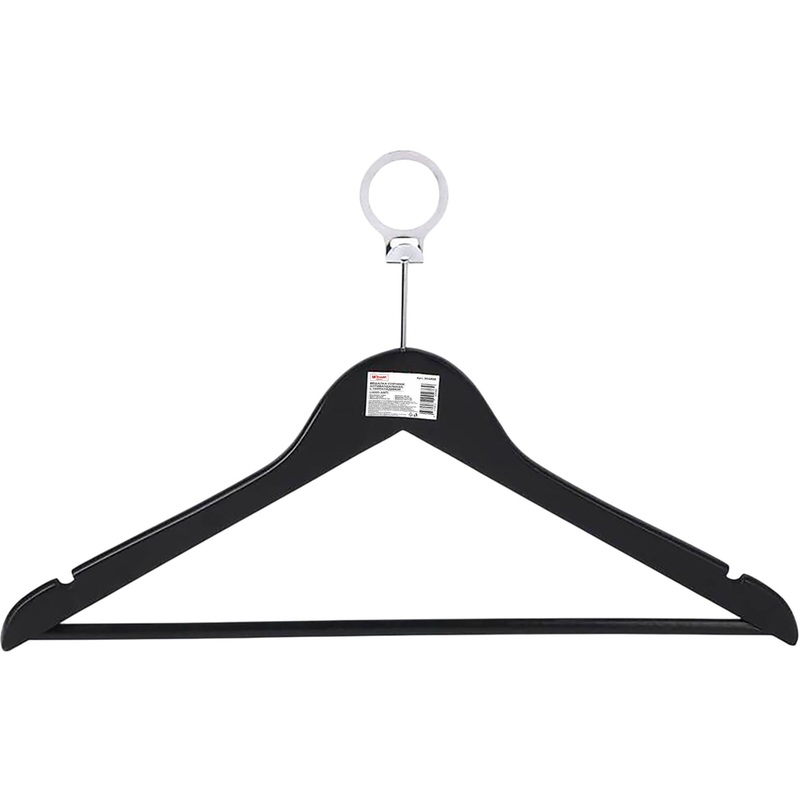 Изображение товара Антивандальная вешалка-плечики Attache CU3014-AB черная 445 мм