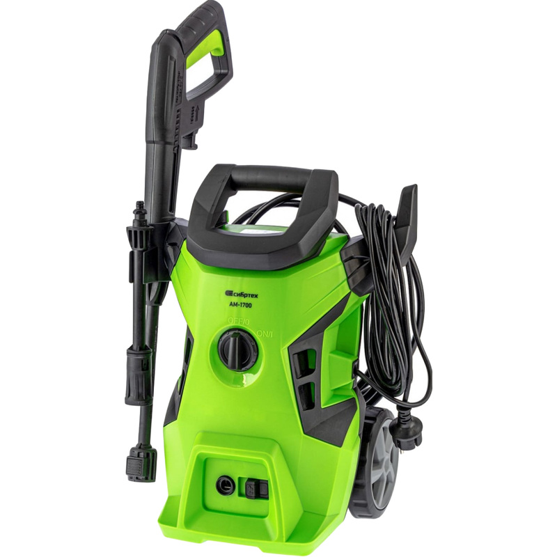 Изображение товара Минимойка высокого давления Сибртех АМ-1700 58222 бытовая мощная и надежная