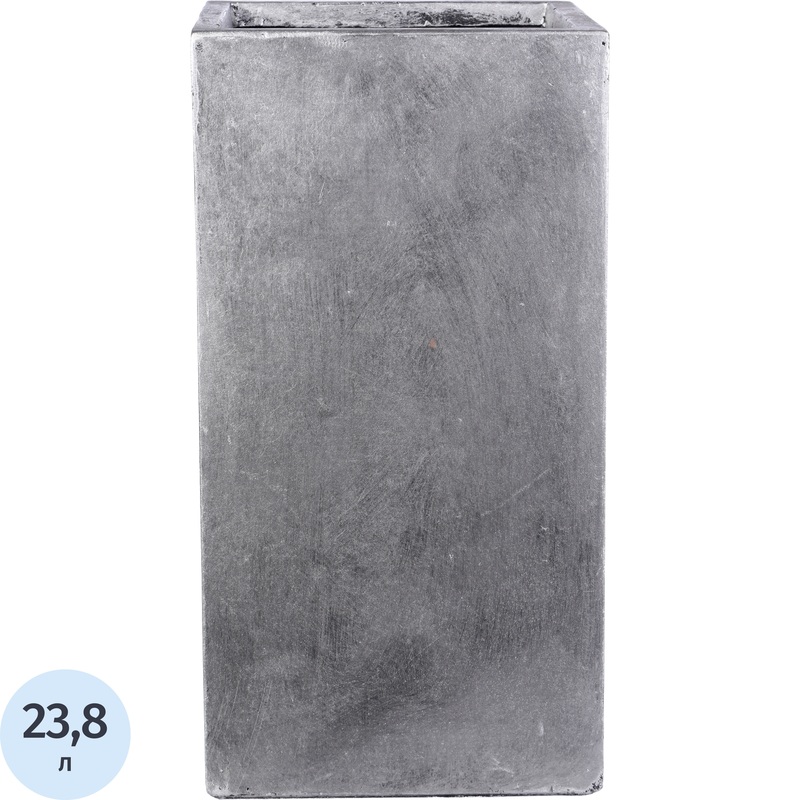 Изображение товара Кашпо Idealist Крисмас 23.8 л серебристое для комнатных растений