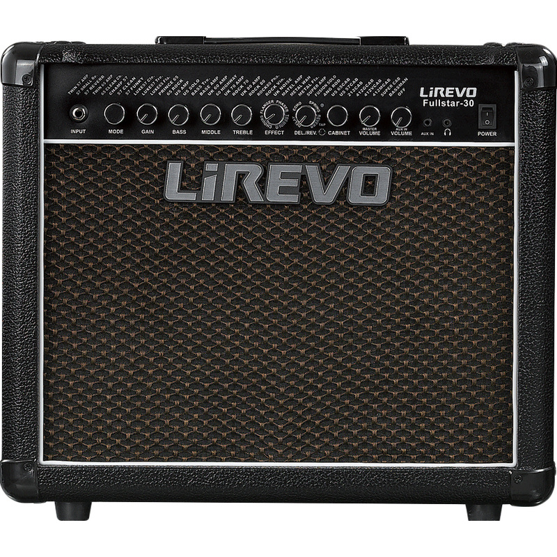 Изображение товара Комбоусилитель LiRevo Fullstar-30 транзисторный 30 Вт эффектами для гитары и музыки