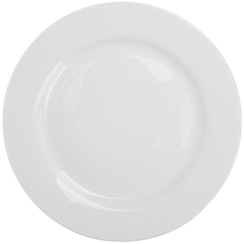 Изображение товара Тарелка обеденная Chan Wave Classic 20 см белая 10 штук