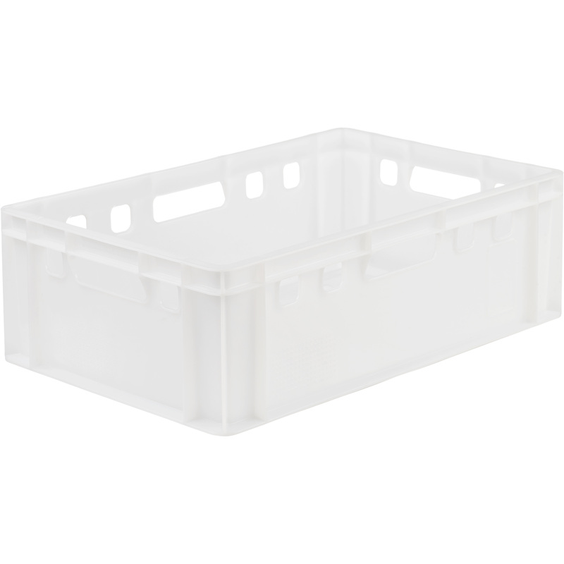 Изображение товара Пластиковый ящик Тара.ру E2 600х400х200 мм белый универсальный для логистики и хранения