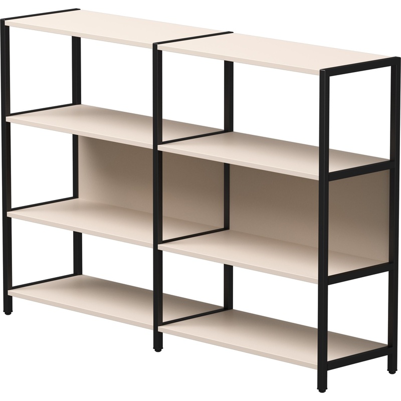 Изображение товара Стеллаж для документов EVO 254ST1GU9005 кашемир чёрный 1635х385х1120 мм