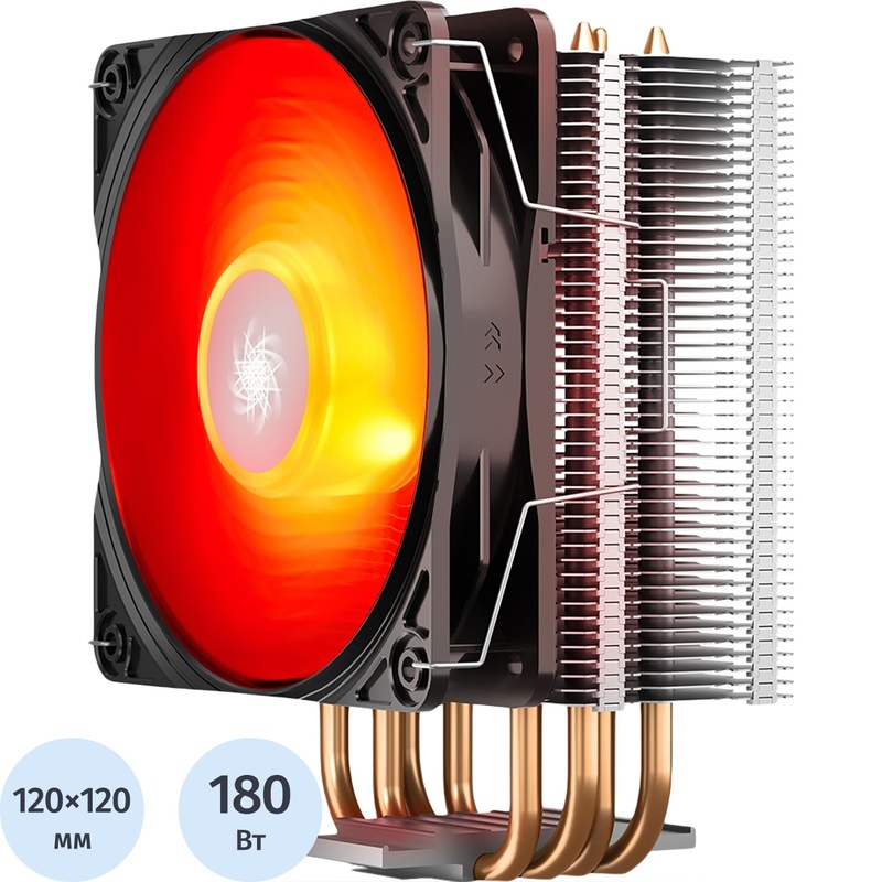 Изображение товара Кулер для процессора DEEPCOOL GAMMAXX 400 V2 RED с LED подсветкой