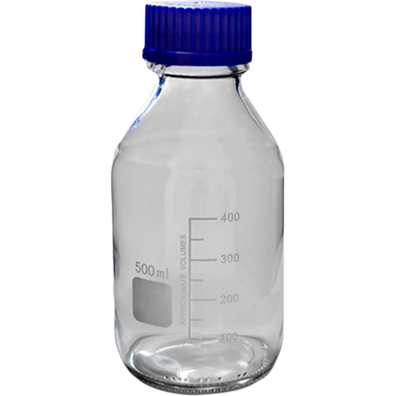 Изображение товара Лабораторная банка 500 мл 10 шт. из стекла с градуировкой и уплотнительным кольцом