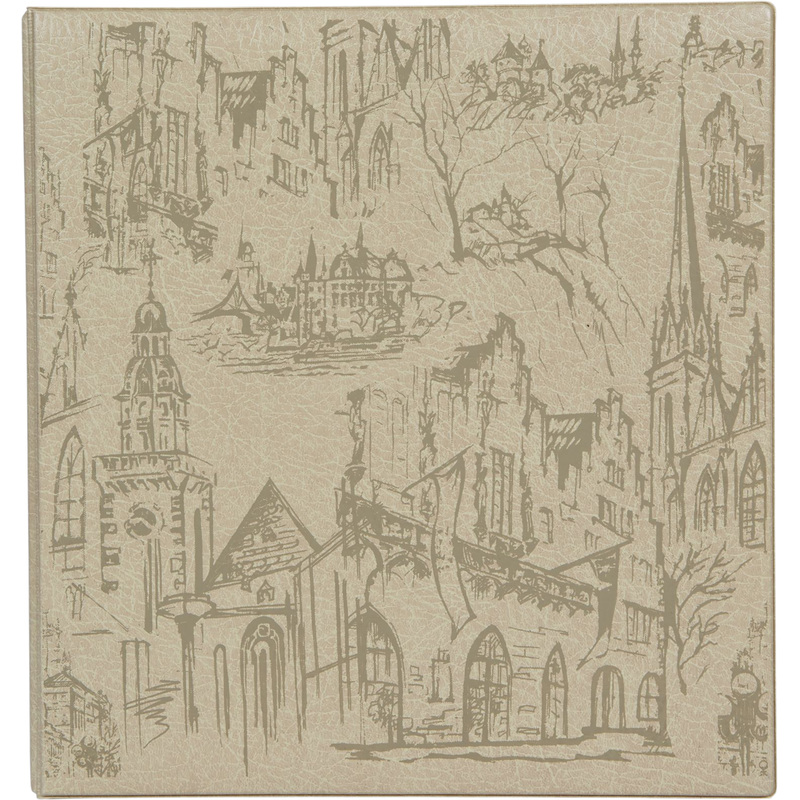 Изображение товара Визитница настольная Комус пластиковая 320 визиток бежевой